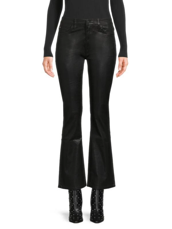 Hudson Blair High Rise Coated Bootcut Jeans 1
