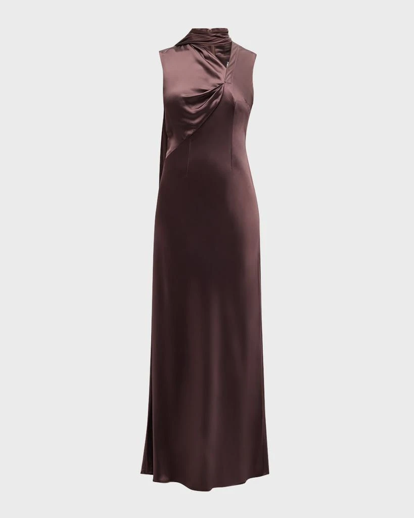 Acler Jeffries Draped Maxi Slip Dress 1