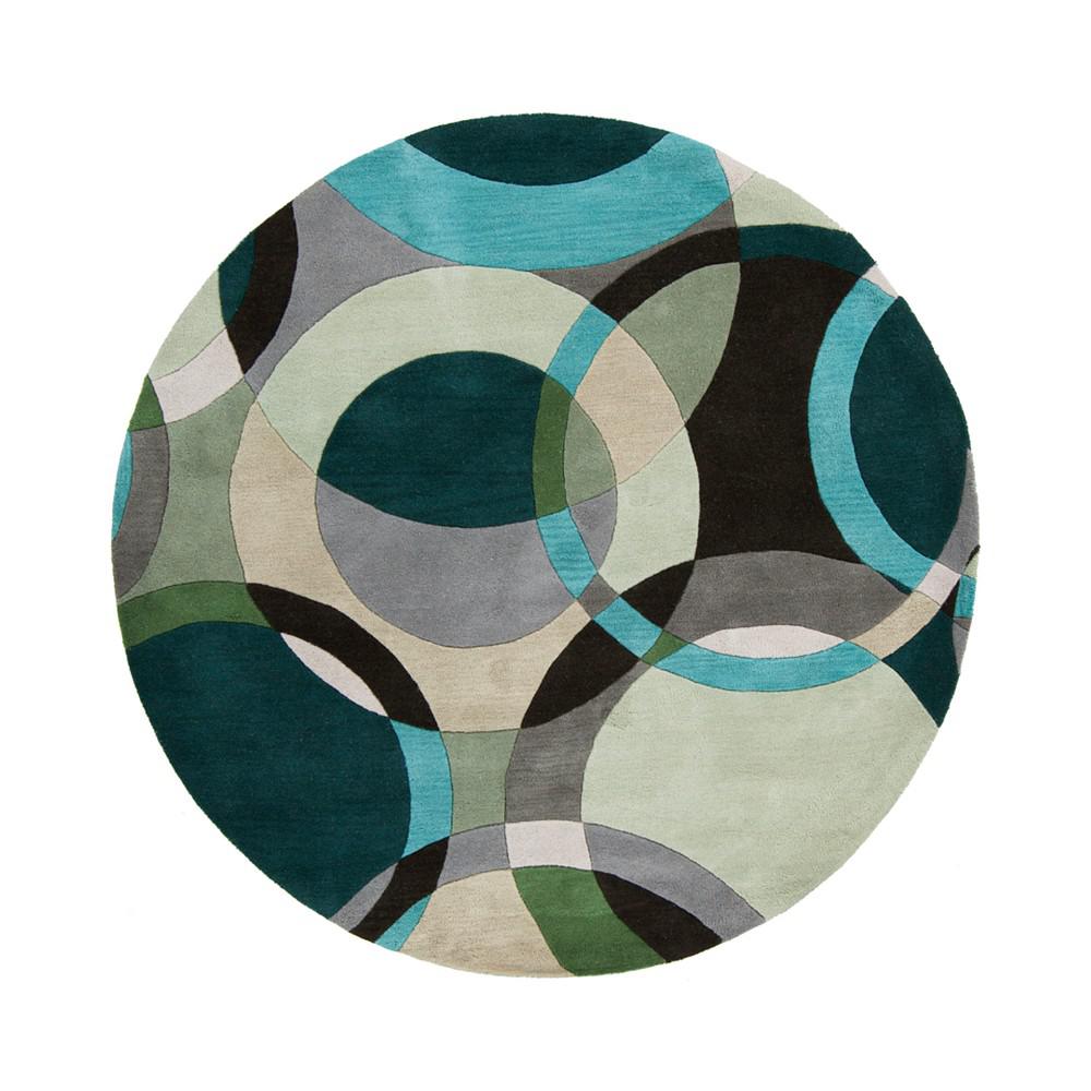 Surya Forum FM-7157 Dark Green 6' Round Area Rug