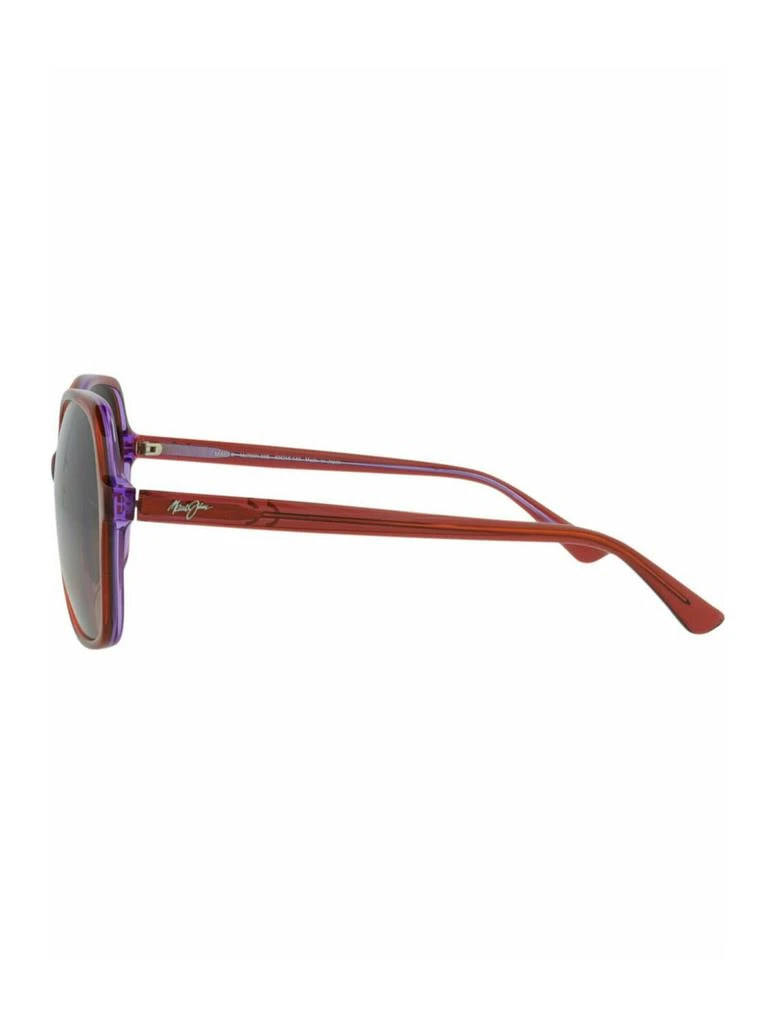 Maui Jim Round-Frame Acetate Sunglasses 3