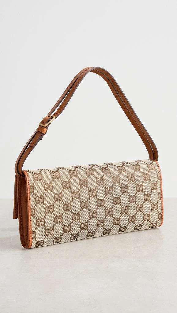 Shopbop Archive Gucci Bamboo Bar Clutch Bag, GG Canvas 3