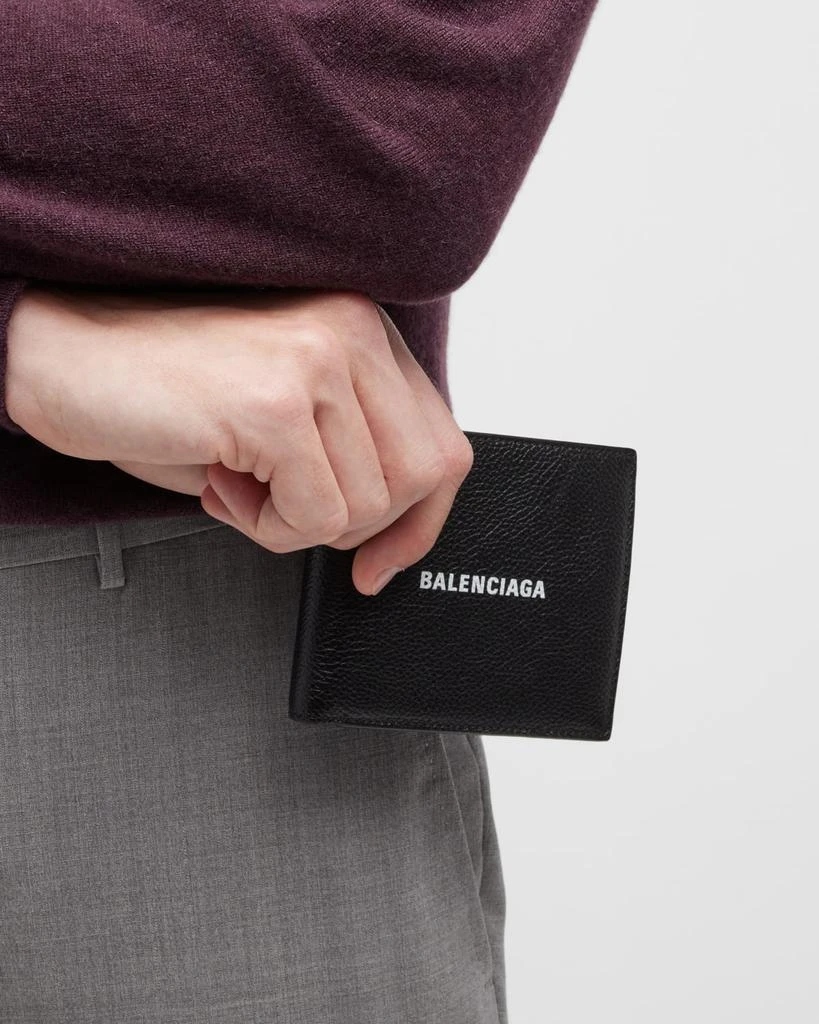 Balenciaga Men's Bifold Leather Wallet 2