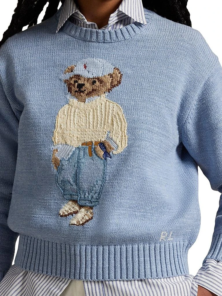 Ralph Lauren Polo Bear Cotton-Knit Crewneck Sweater 5