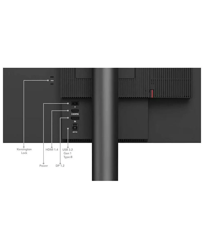 Lenovo ThinkCentre Tiny-In-One 24 Gen 5 23.8" 16:9 Full HD IPS WLED LCD Monitor with Webcam, Black 8