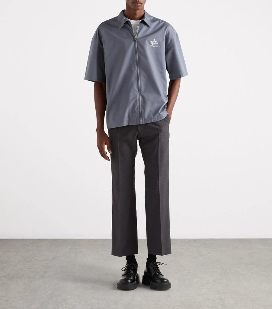Prada Technical-Cotton-Blend Shirt 2