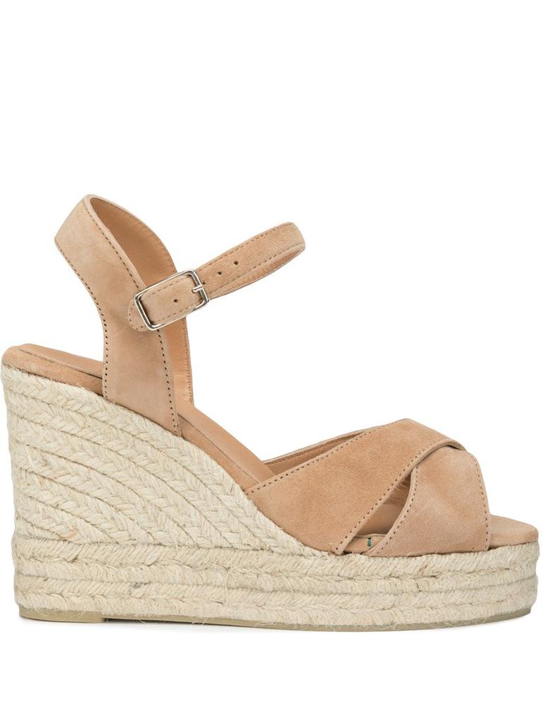 CASTAÑER BLAUDELL RAFFIA WEDGE ESPADRILLES
