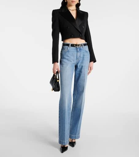 Dolce 
Gabbana High-rise wide-leg jeans 2