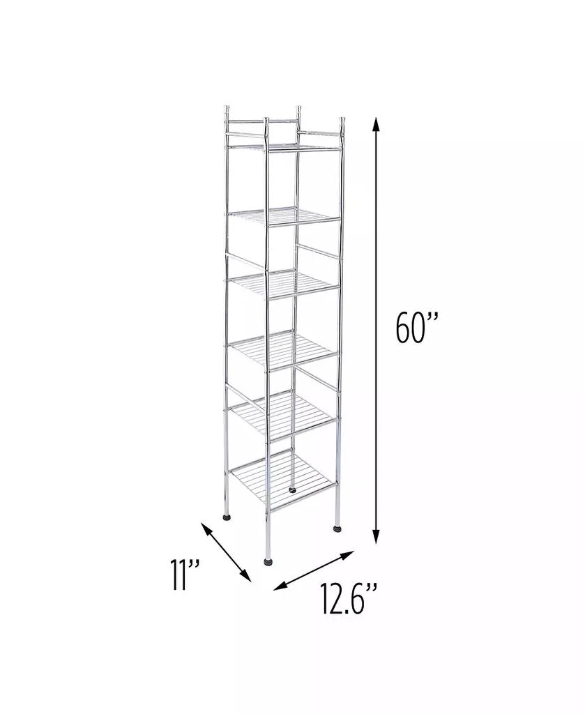 Honey Can Do 6-Tier Bathroom Storage Shelving Unit 4