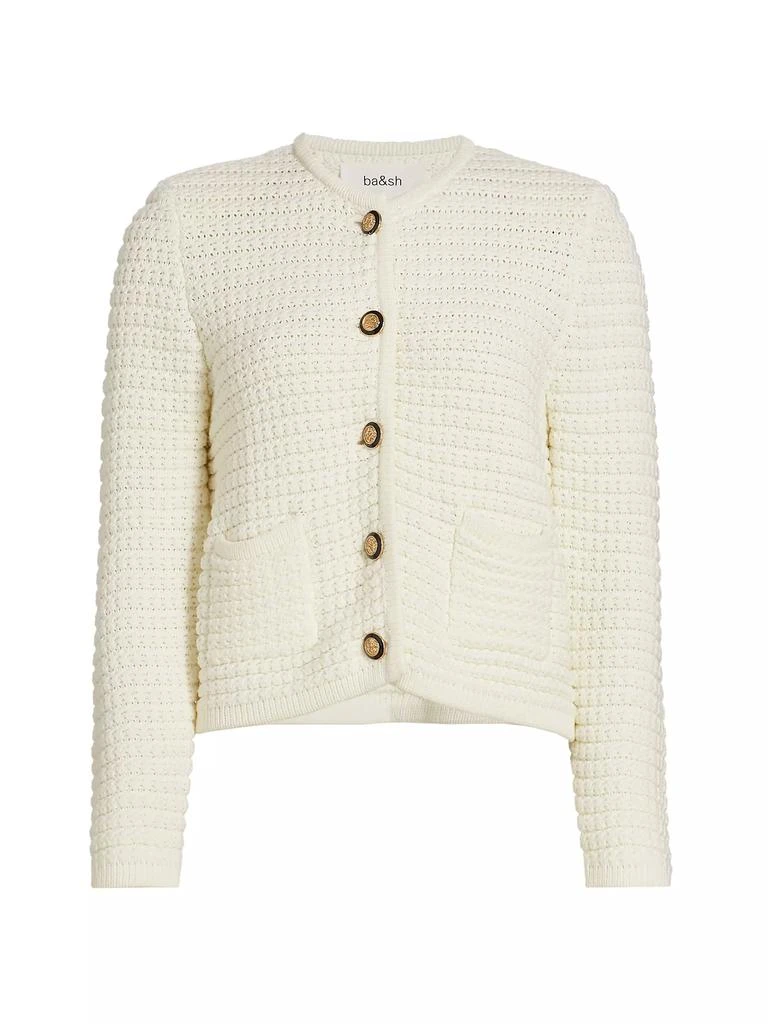 ba&sh Gaspard Cotton-Blend Cardigan 1