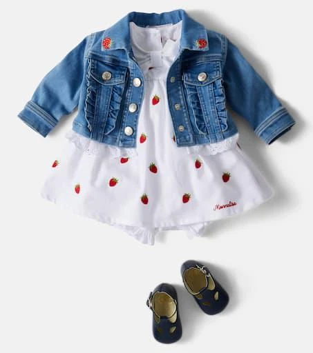 MONNALISA x Disney® baby cotton poplin dress 2