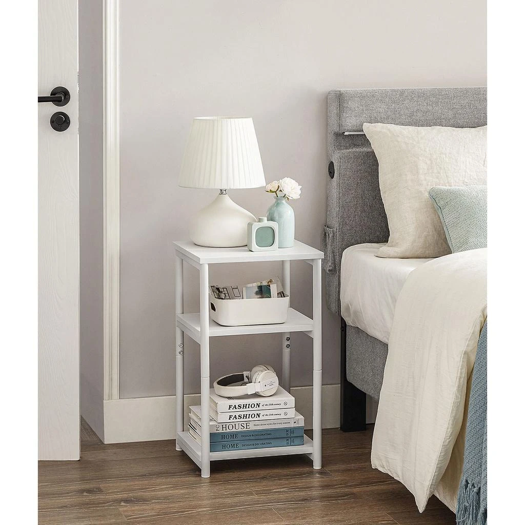 BreeBe Industrial 3-Tier Tall Side Table 2