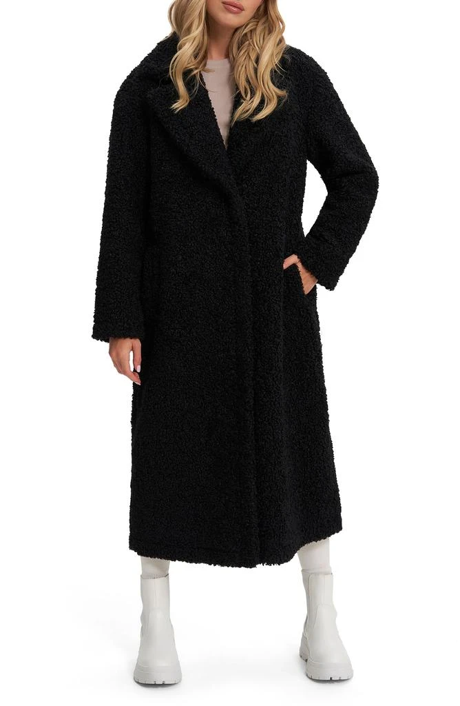 NOIZE Franny Faux Shearling Coat 1