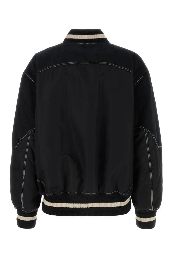 Givenchy Black nylon padded bomber jacket 1