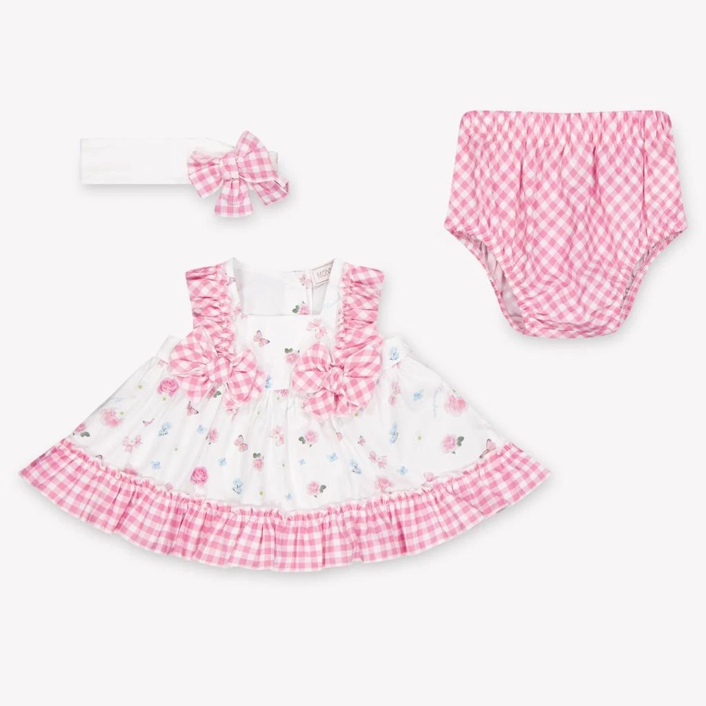 MONNALISA Monnalisa Bow Check Set