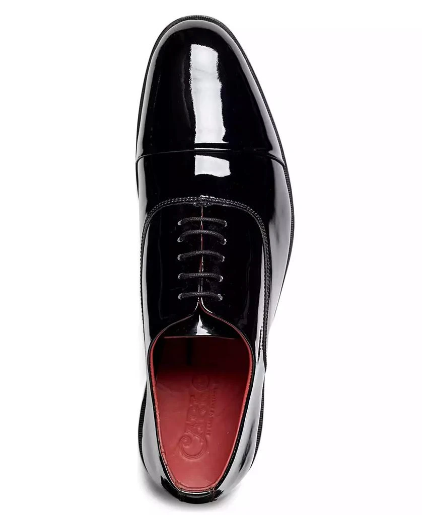 CARLOS by Carlos Santana Men's Tuxedo Cap-Toe Oxford Patent Leather Dress Shoe 4