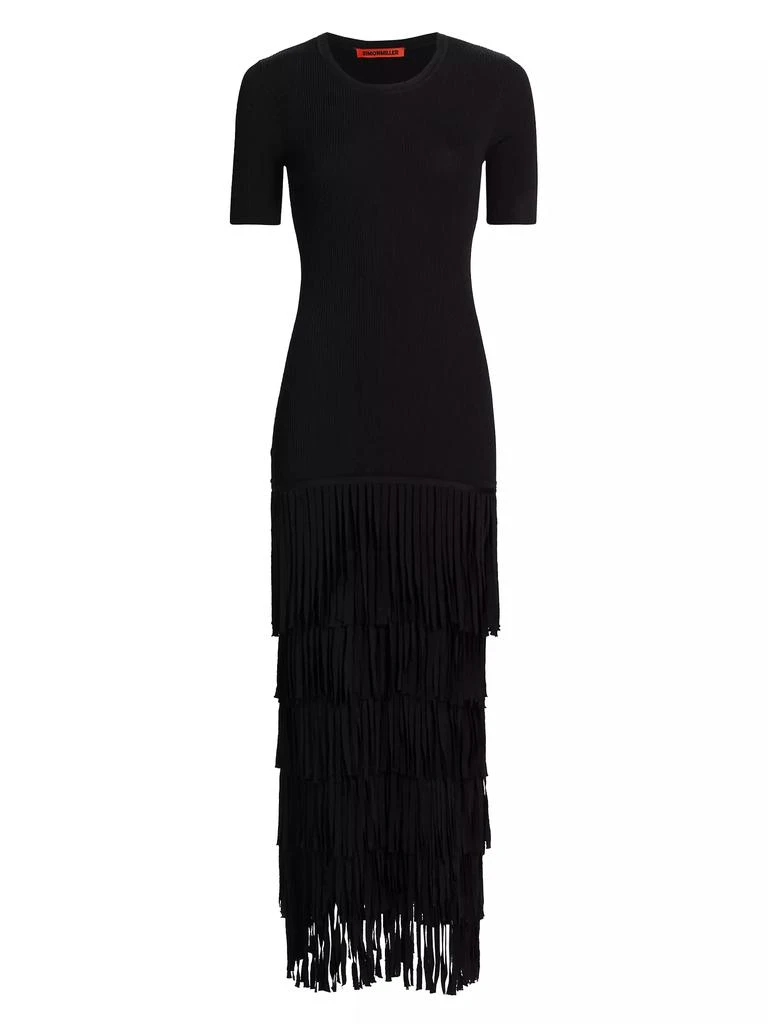 Simon Miller Za Za Knit Fringe Dress 1