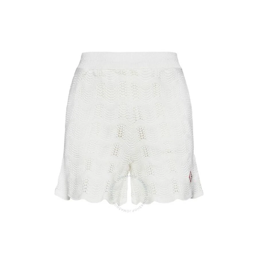 Casablanca Crochet Wave Cotton Shorts 1