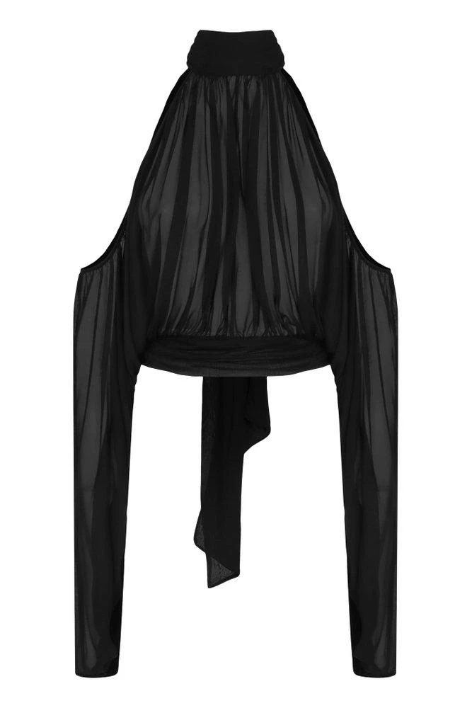 GIUSEPPE DI MORABITO Giuseppe Di Morabito Scarf Ruched Top