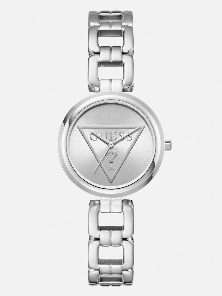 Silver-Tone Triangle Analog Watch – On Sale Now with Up to  display picture 2