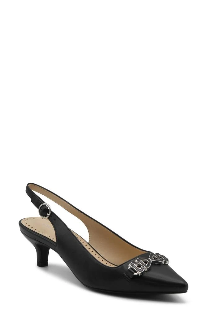 Adrienne Vittadini Sindy Slingback Kitten Heel Pump 1
