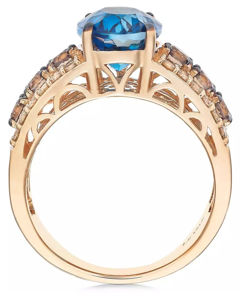 Le Vian Multi-Gemstone (4-1/4 ct. t.w.) & Diamond (5/8 ct. t.w.) Ring in 14k Rose Gold 3