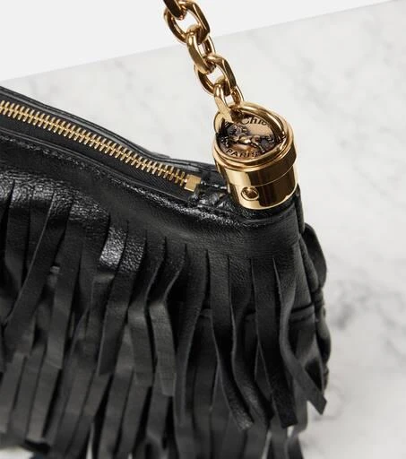 Chloé Chloé Foulard fringed leather shoulder bag 6