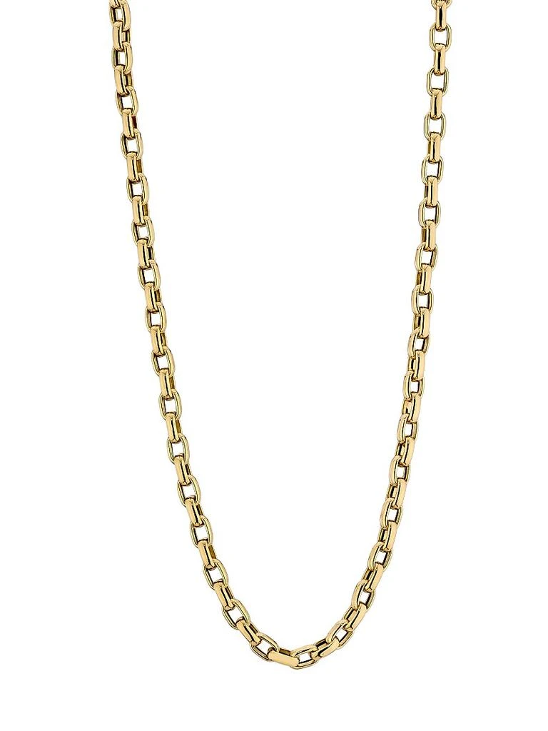 Roberto Coin Tiny Treasures 18K Yellow Gold Box Chain Necklace/17"