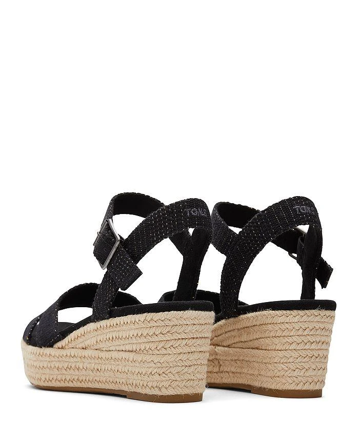 TOMS Women's Audrey Espadrille Wedge Sandals 4
