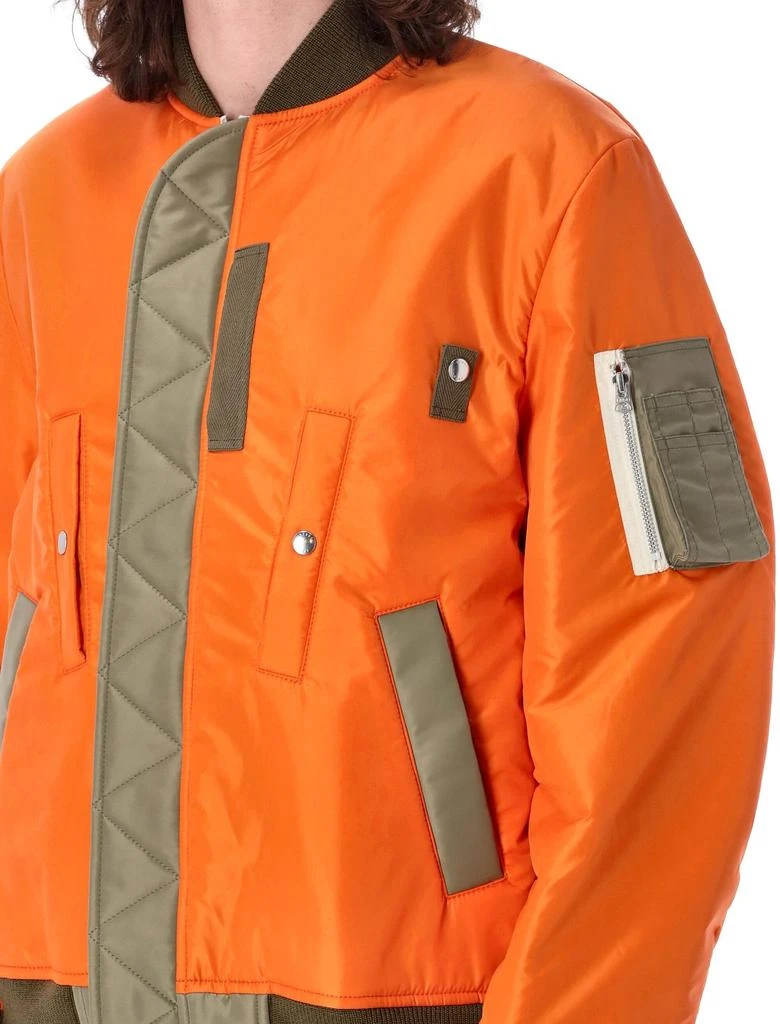 Sacai Sacai Reversible Zipped Bomber Jacket 4