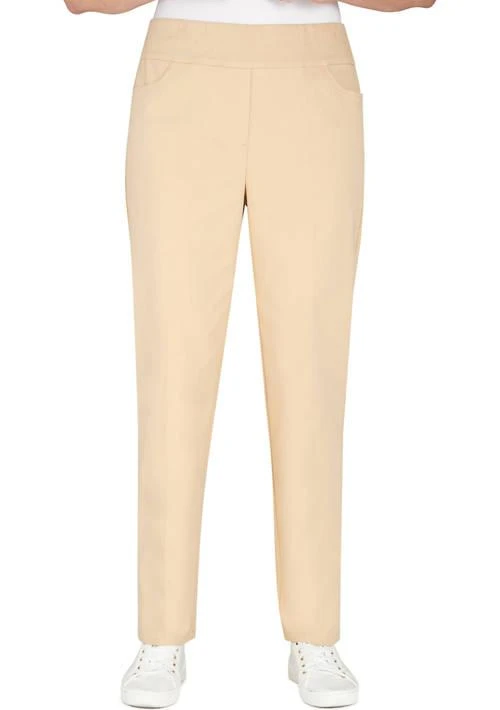 Alfred Dunner Dunner Womens Denim Stretch Pants 1