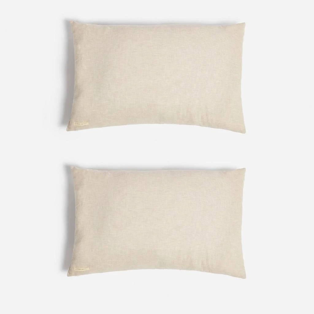in homeware ïn home Linen Cotton Cushion Cover - Natural - 75x50cm - Set of 2 3
