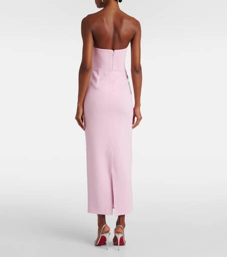The New Arrivals Ilkyaz Ozel Bow-detail strapless crêpe gown 3