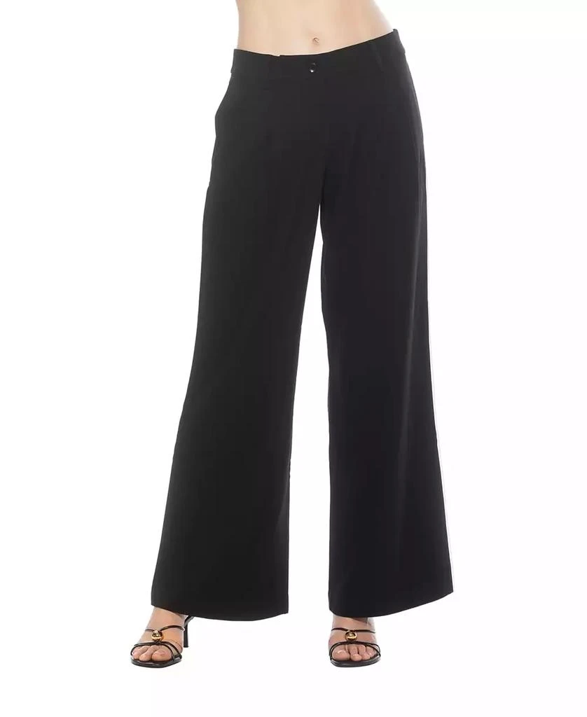 ALEXIA ADMOR Women
s Quinn Pleated Wide Leg Pants