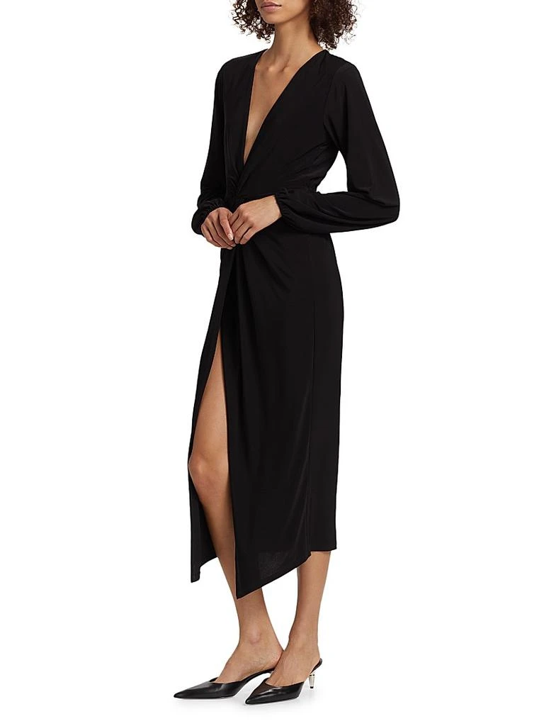 Ramy Brook Sutton Twist-Front Jersey Midi-Dress 4