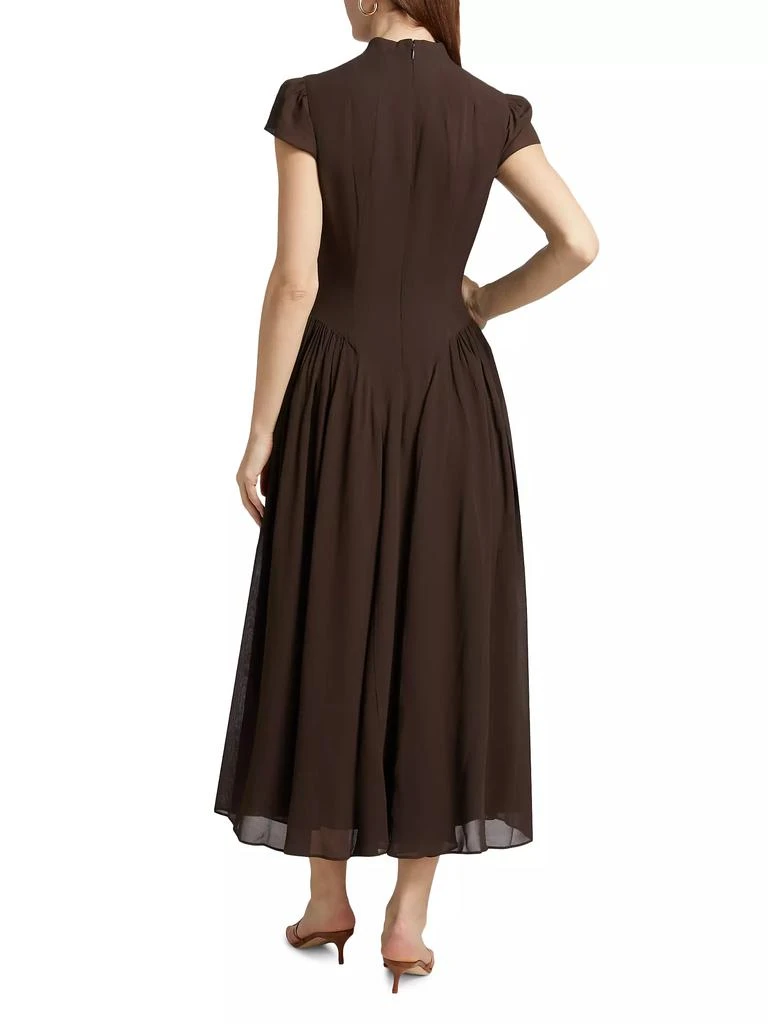 Reformation Maven Georgette Midi-Dress 5