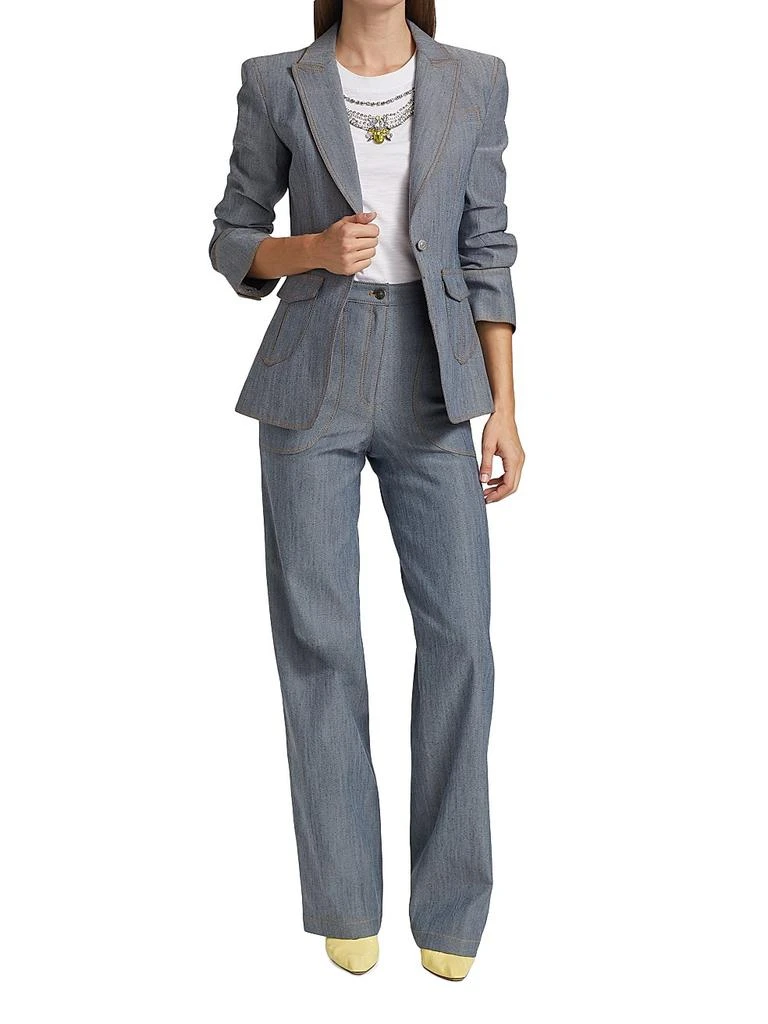 Cinq à Sept Louisa Gathered Sleeve Jacket 2