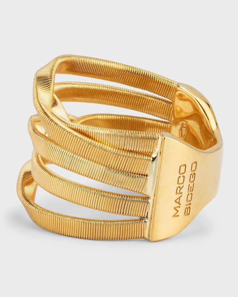 Marco Bicego 18K Yellow Gold Marrakech Five Strand Strand Ring, Size 7 4