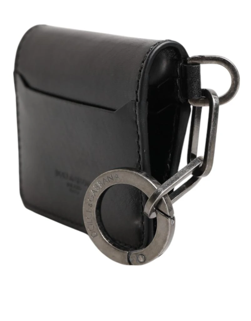 Dolce 
Gabbana Men
s Leather Logo Embossed Key Chain Card Holder Men
s Wallet 3