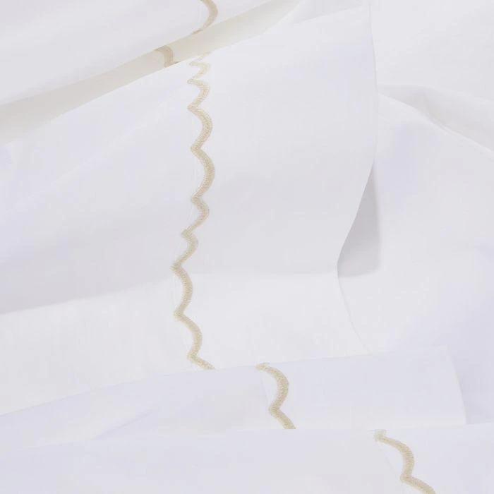 Matouk Astrid Cotton Duvet Cover Set, Twin - Exclusive 2