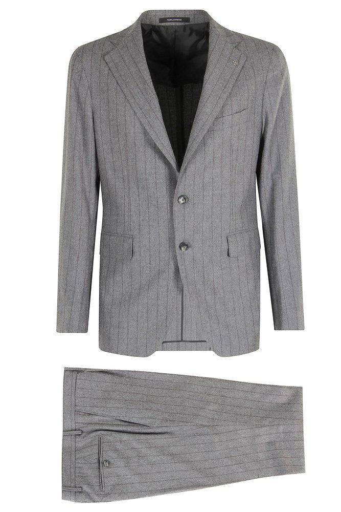 TAGLIATORE Tagliatore Pinstripe Wool Suit