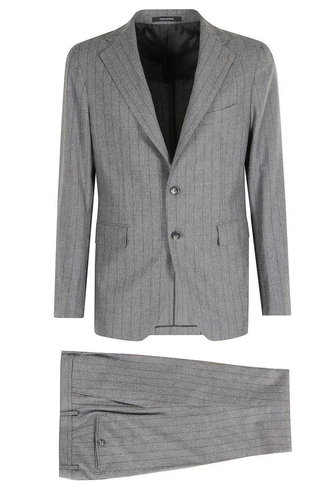 TAGLIATORE Tagliatore Pinstripe Wool Suit 1