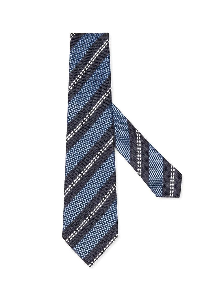 Ermenegildo Zegna Zegna Stripe Detailed Tie 1