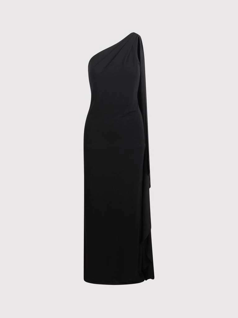Alice + Olivia Alice Olivia Anja One Shoulder Draped Maxi Dress 1