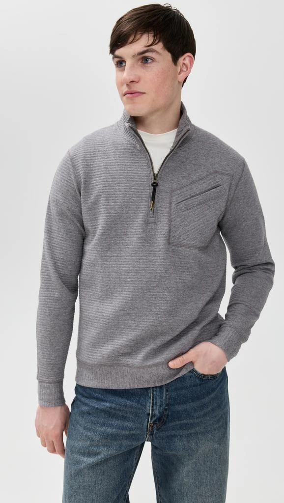 Billy Reid Quilted Half Zip 6