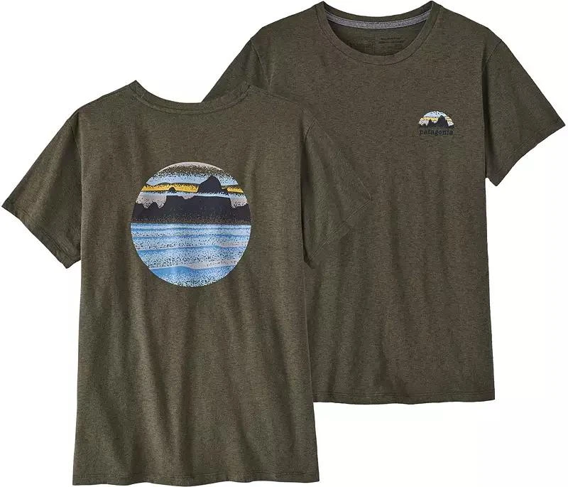 Patagonia Patagonia Women's Skyline Stencil Responsibili-Tee Shirt 1
