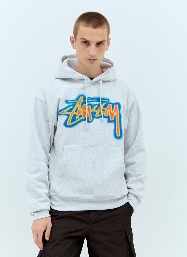 Stüssy Thermal tock Hooded weatshirt