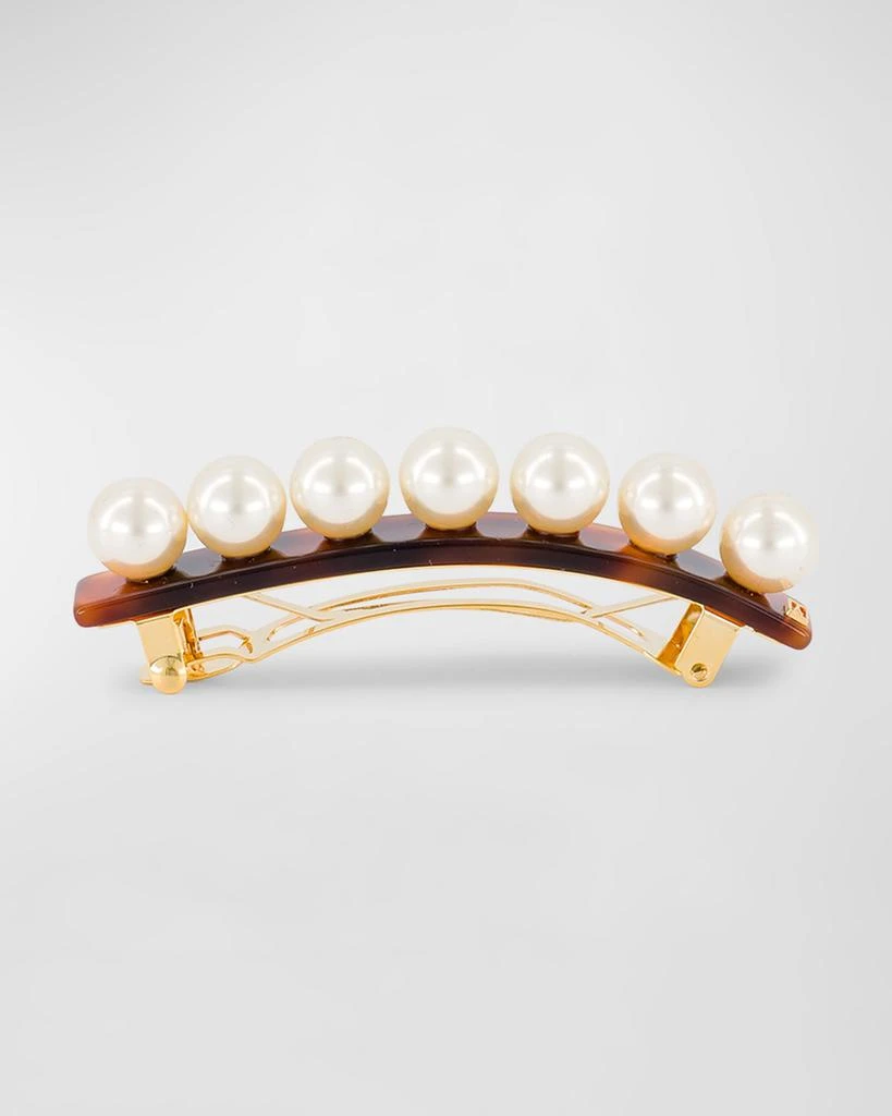 Alexandre de Paris Swarovski Pearly French Barrette 3