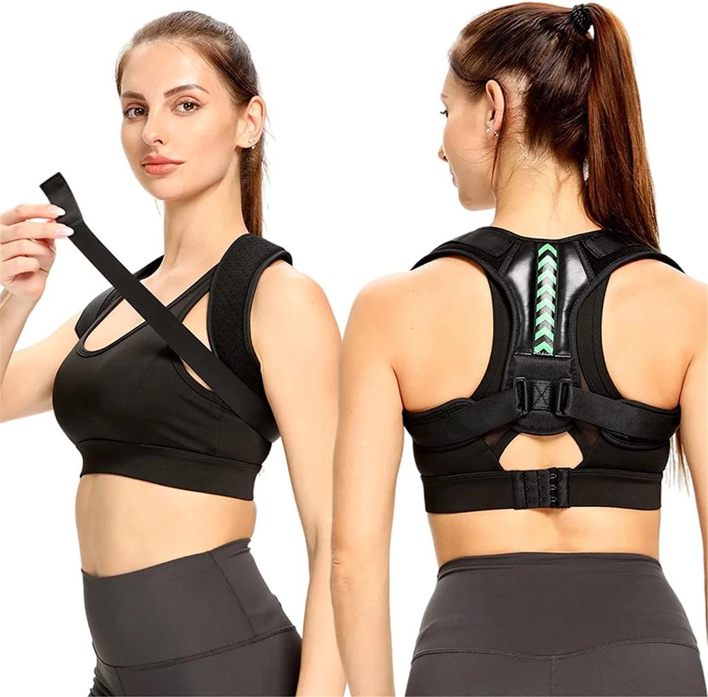 PROXXI Shoulder Support Adjustable Back Pain Support Posture Corrector Brace Belt Strap