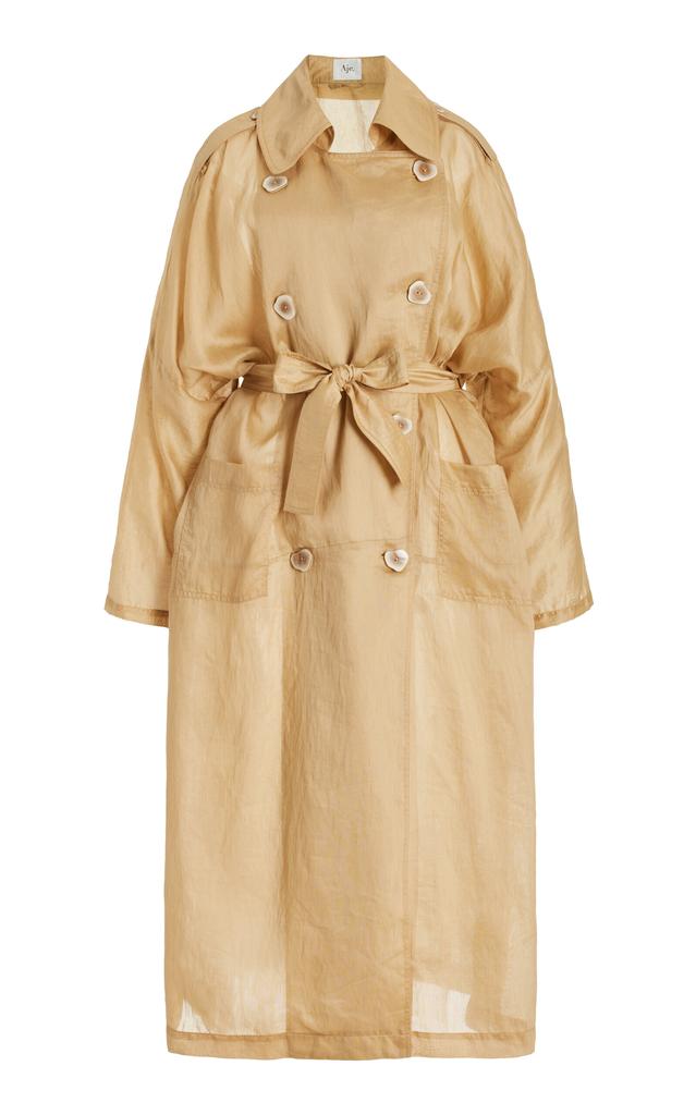 Aje Aje - Harmony Sheer Trench Coat - Brown - S/M - Moda Operandi