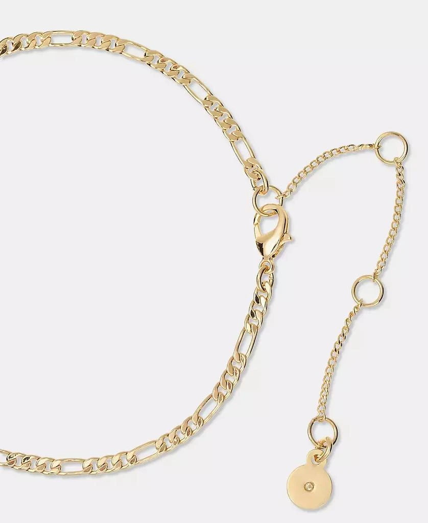 DKNY Gold-Tone Stone, Pavé, 
Polished Rondelle Figaro Collar Necklace, 16" + 3" extender 3